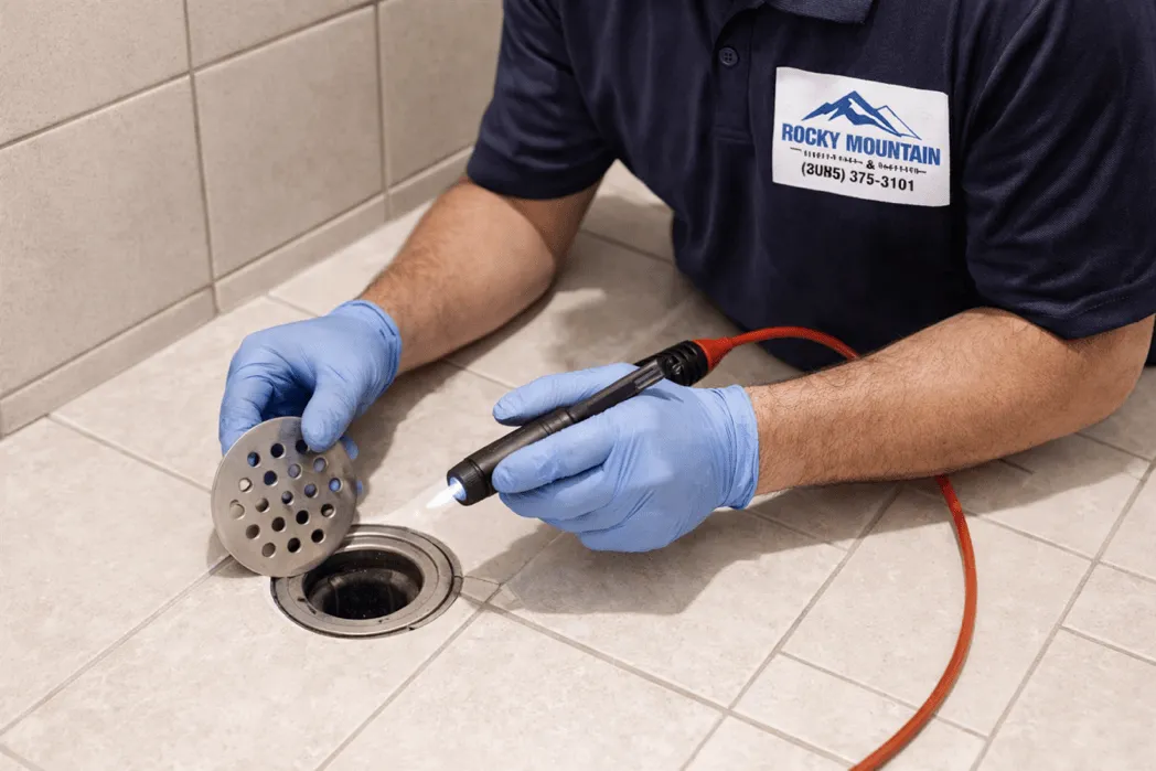 Shower drain inspection