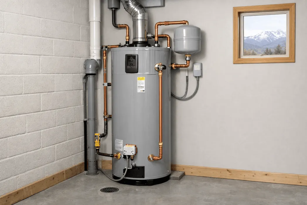 Water heater replacement installation