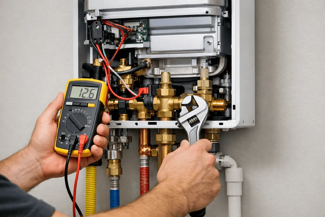 Tankless water heater service in Draper